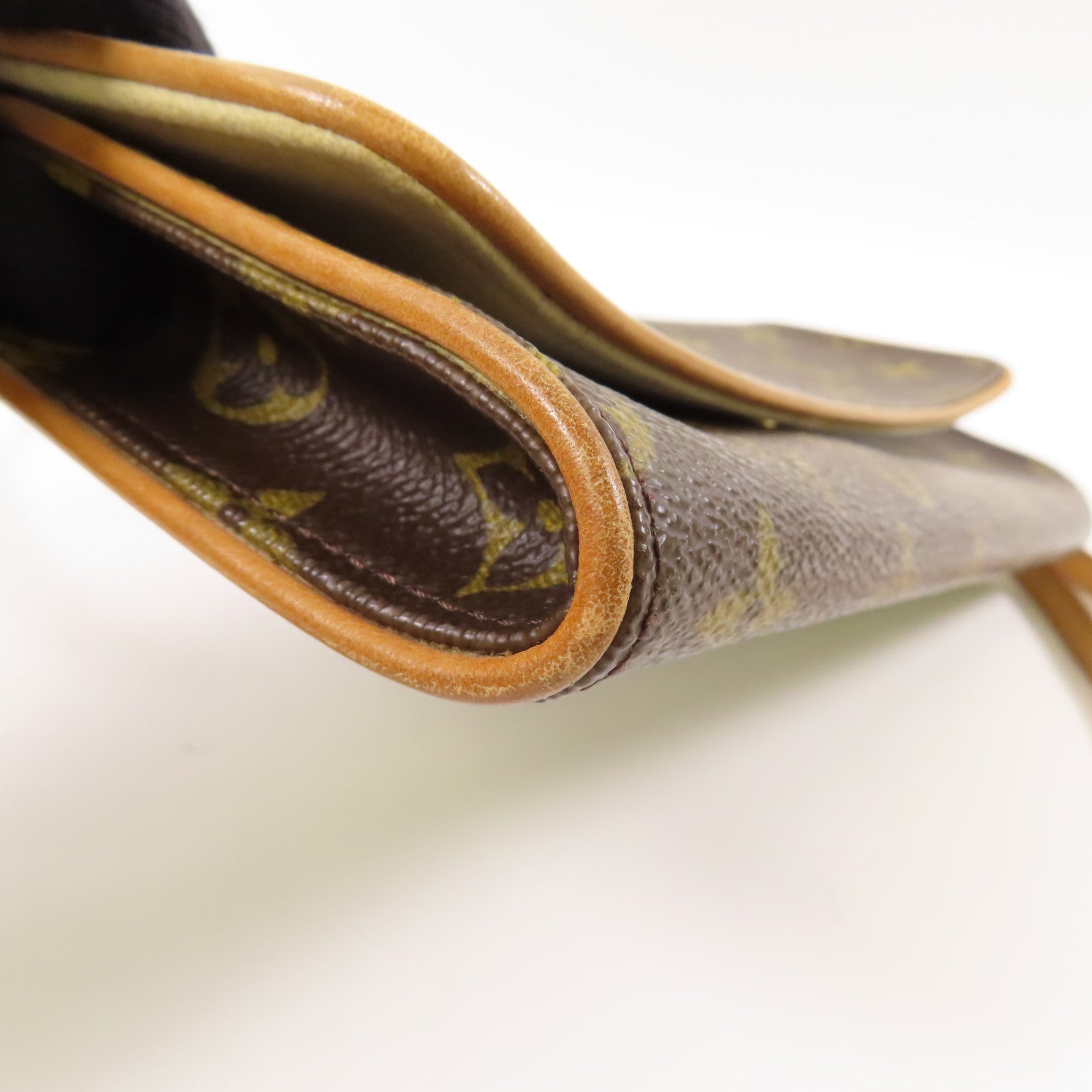 LOUIS VUITTON Monogram Pochette Twin GM金扣肩背袋