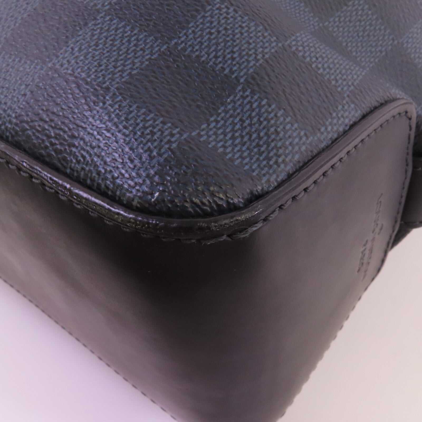 LOUIS VUITTON Damier Cobalt Greenwich手挽肩背兩用袋