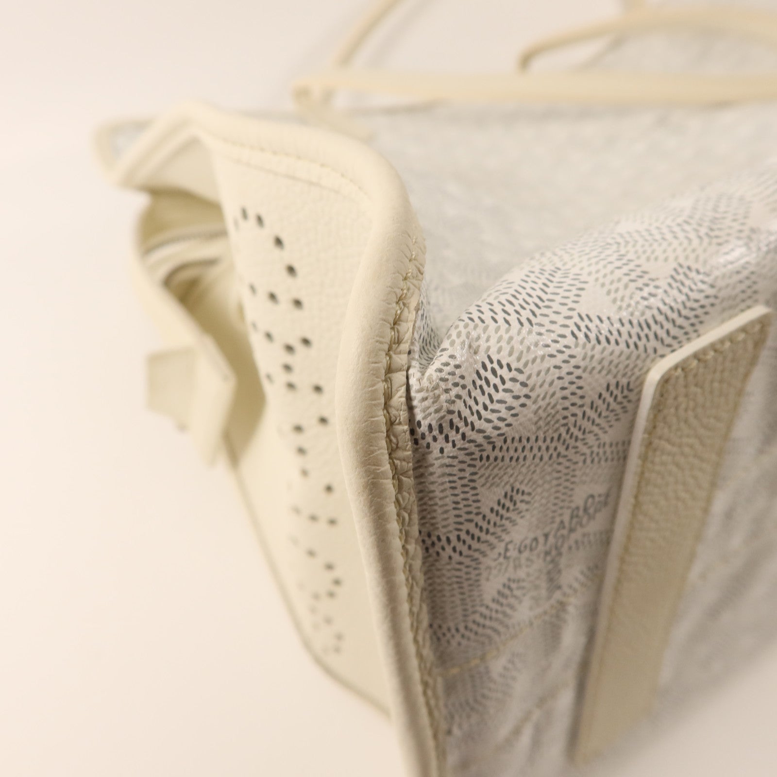 GOYARD 【激減優惠】牛皮皮革Sac Hardy PM銀扣手挽袋