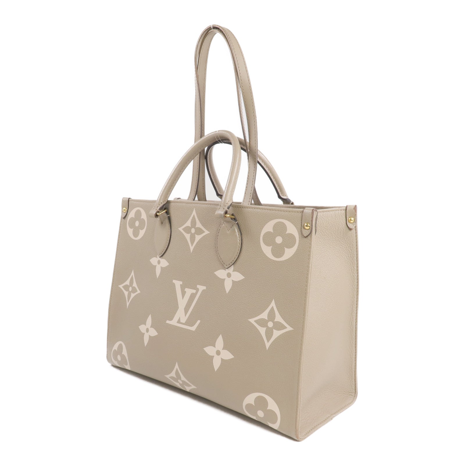 LOUIS VUITTON Monogram Empreinte OnTheGo MM金扣手挽肩背兩用袋