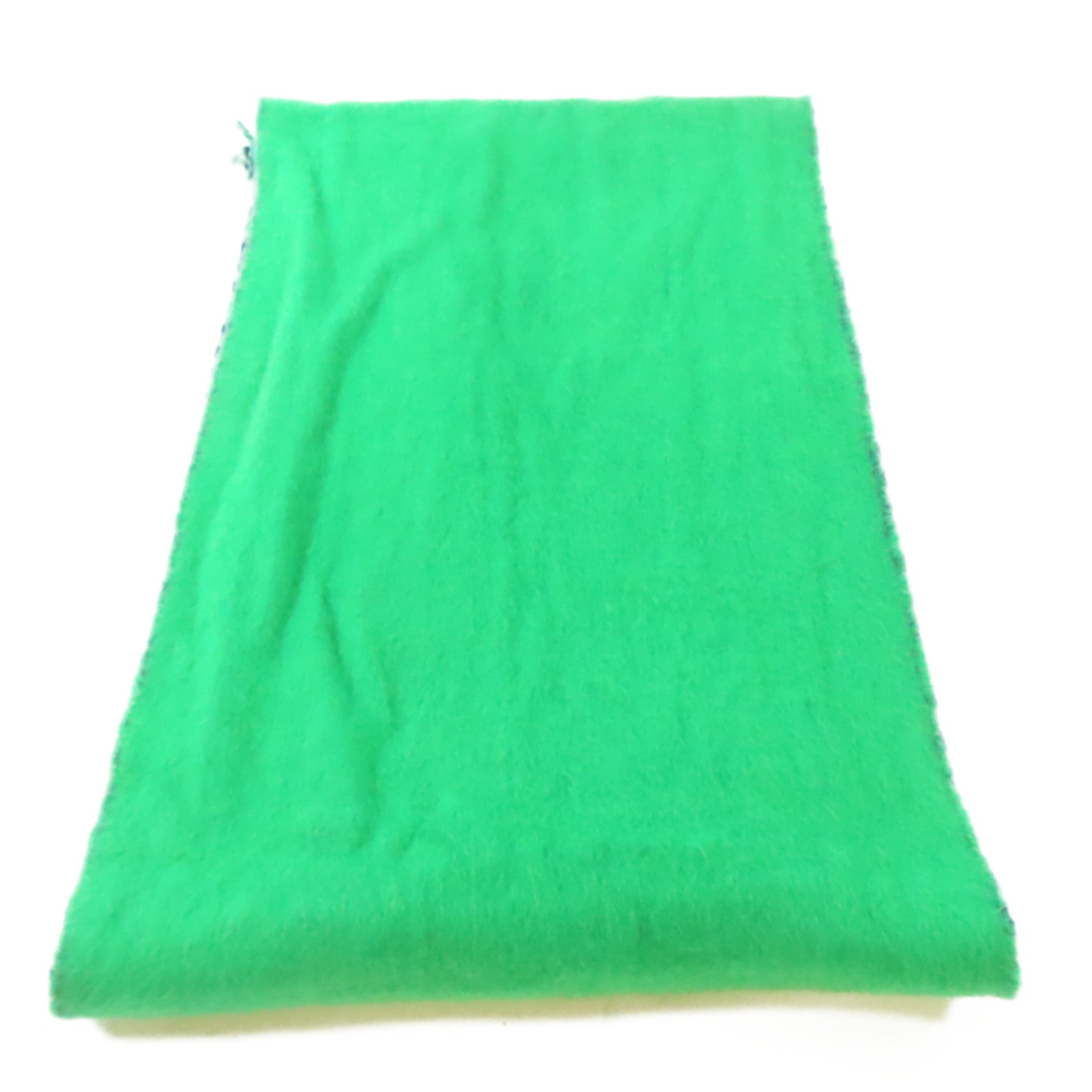 HERMES 羊絨Scarf圍巾綠色/藍色