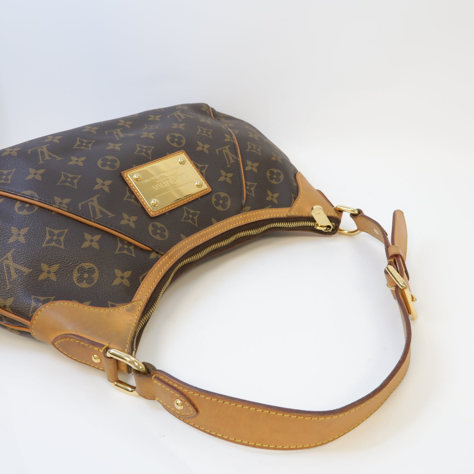 LOUIS VUITTON 【激減優惠】Monogram Thames GM金扣肩背袋啡色