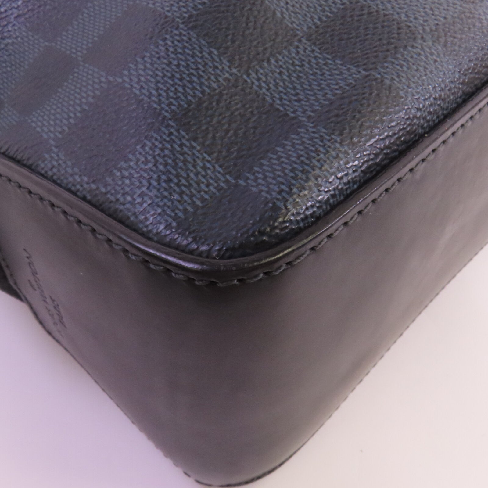 LOUIS VUITTON Damier Cobalt Greenwich手挽肩背兩用袋