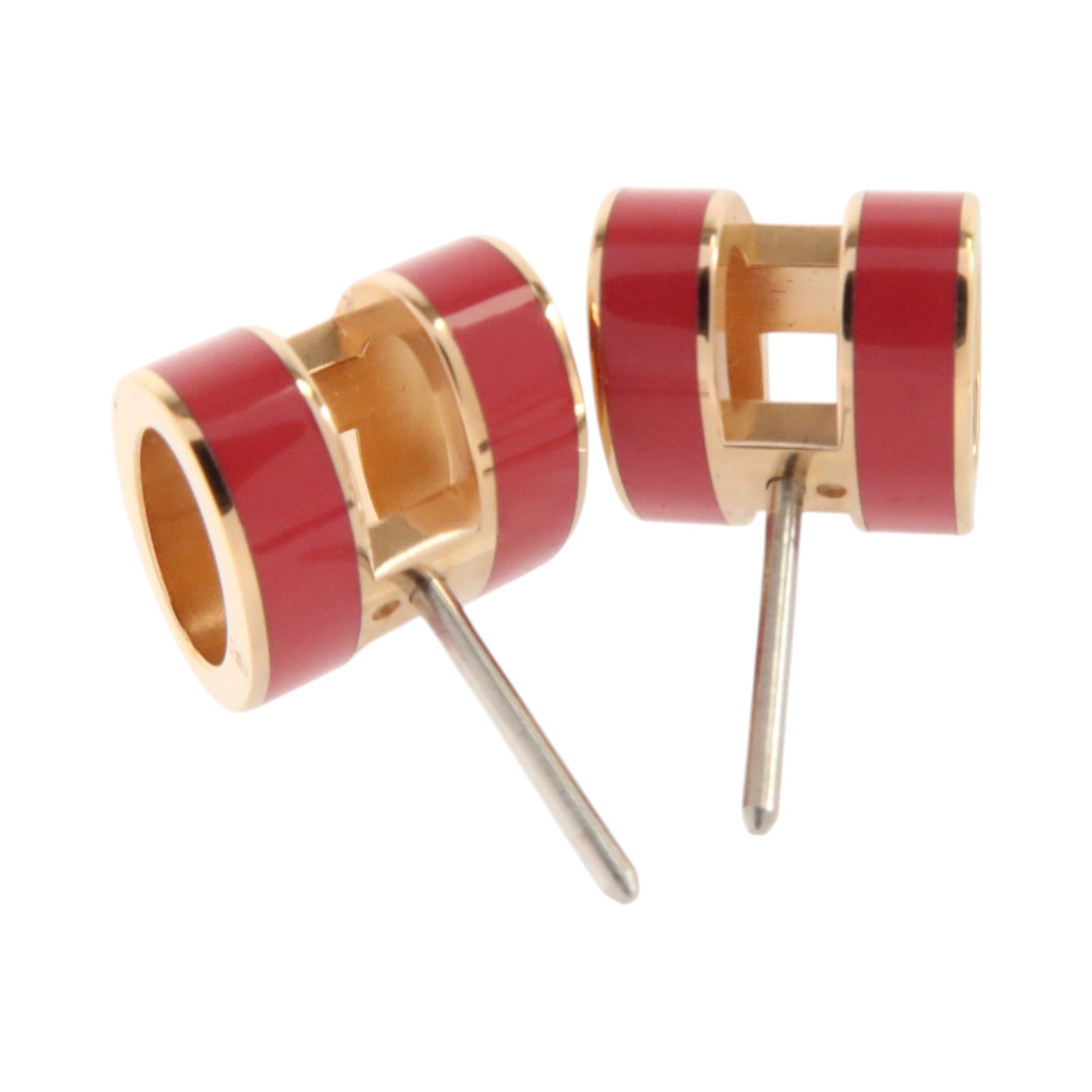 HERMES 金屬/琺瑯Pop H Earrings耳環