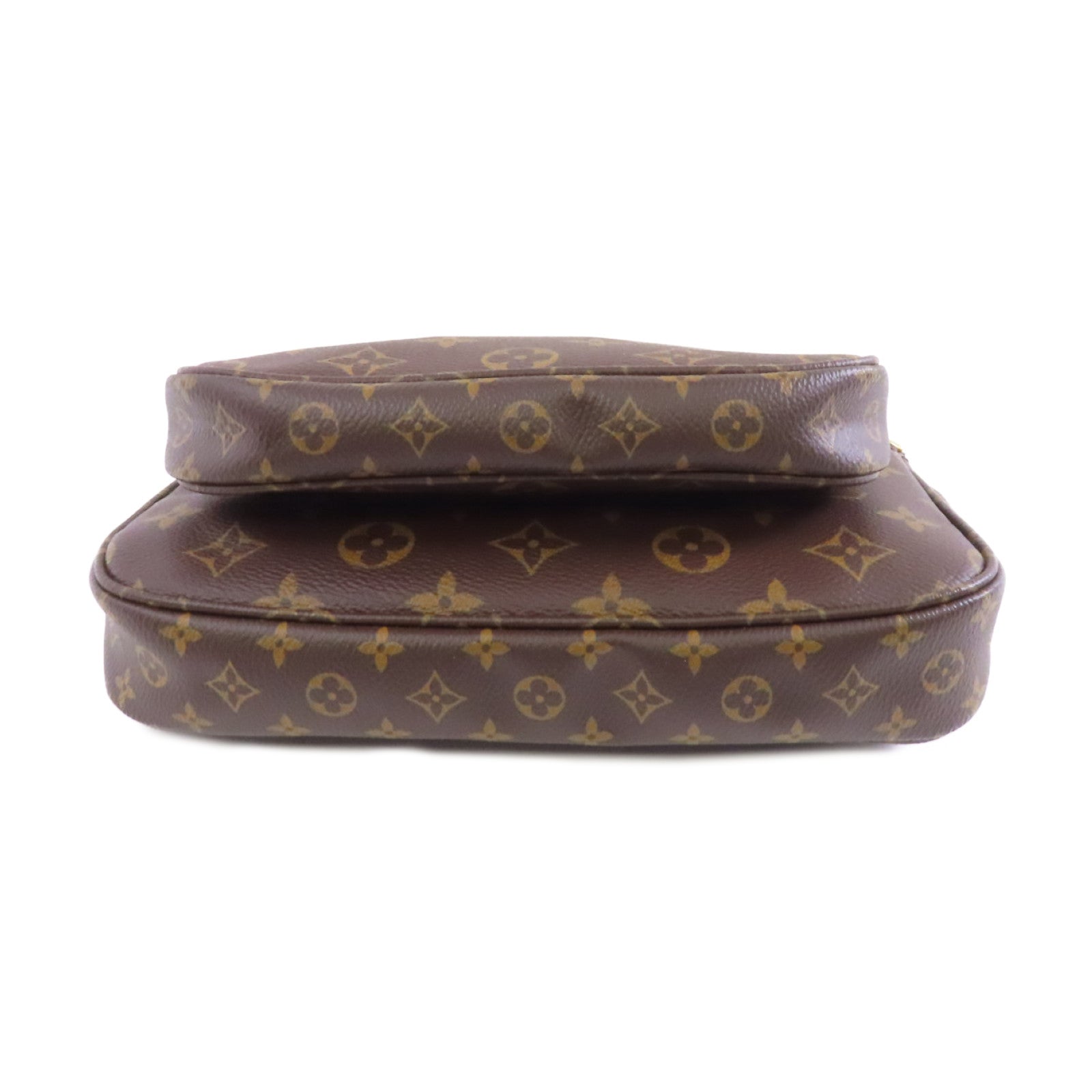 LOUIS VUITTON Monogram Multi Pochette Accessoires金扣鏈帶手挽肩背兩用袋啡色/粉紅色