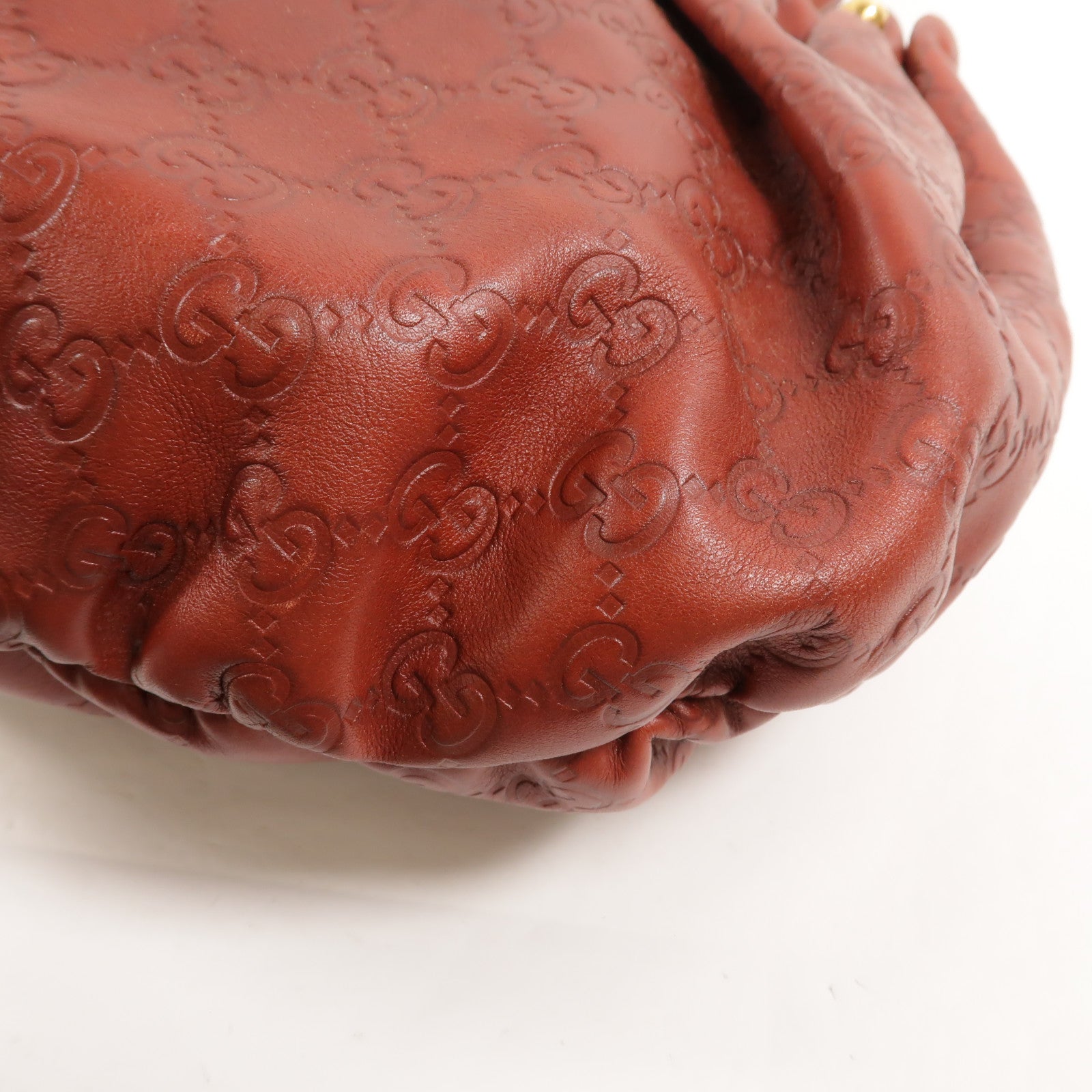 GUCCI 牛皮皮革Guccissima Handbag手挽袋