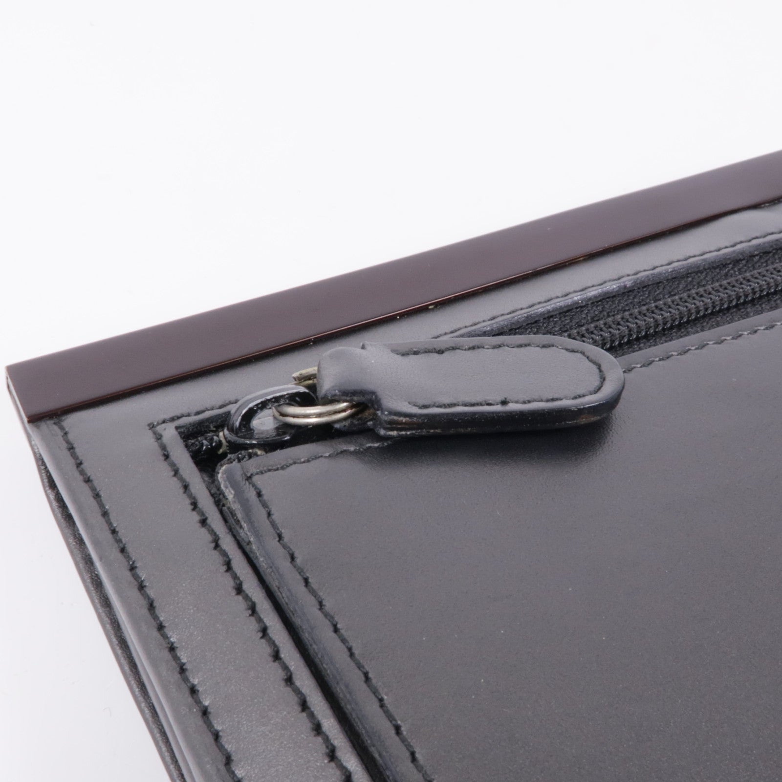 GUCCI GG Wallet Wallet Calfskin Leather Brown