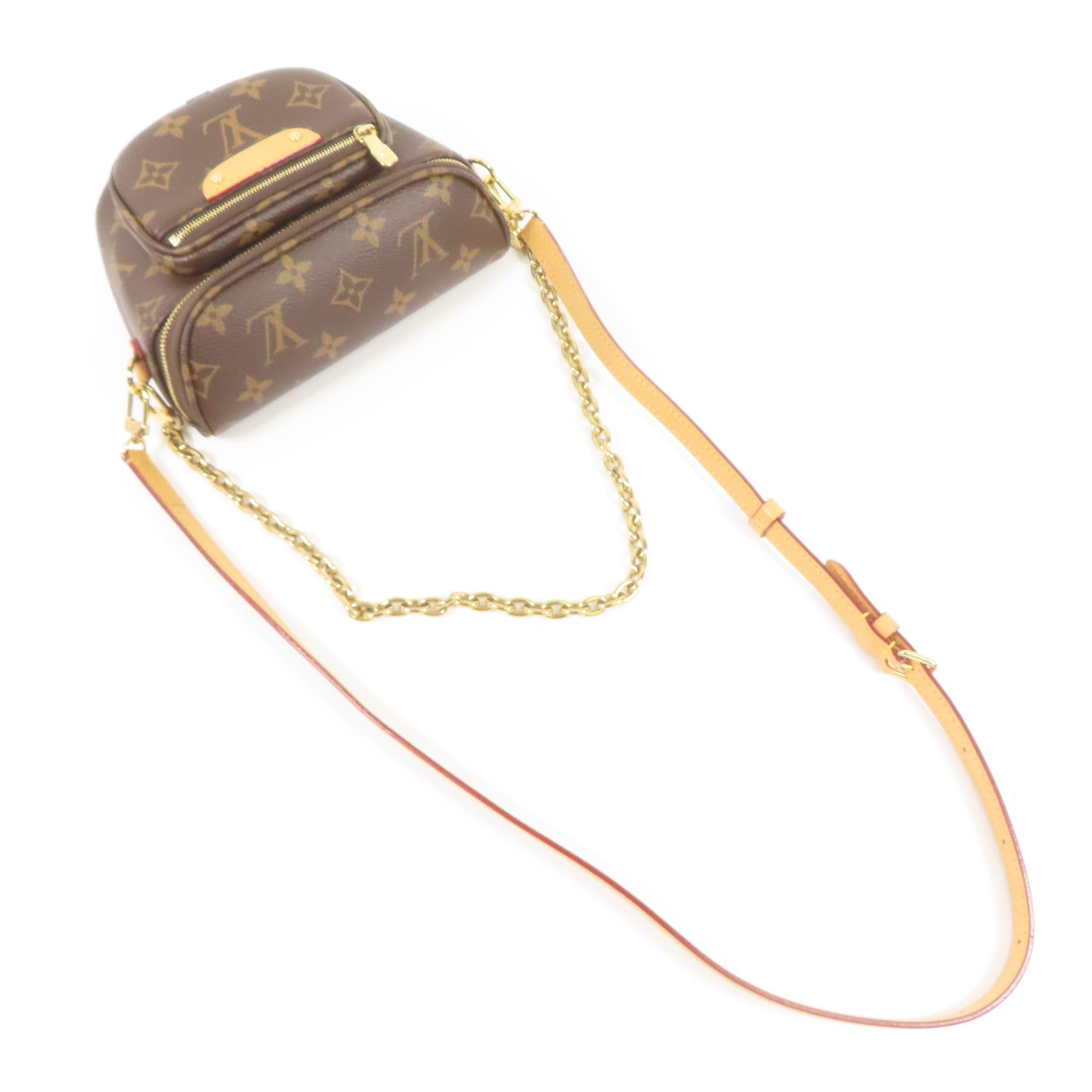 LOUIS VUITTON Monogram Mini Bumbag金扣手挽肩背兩用袋