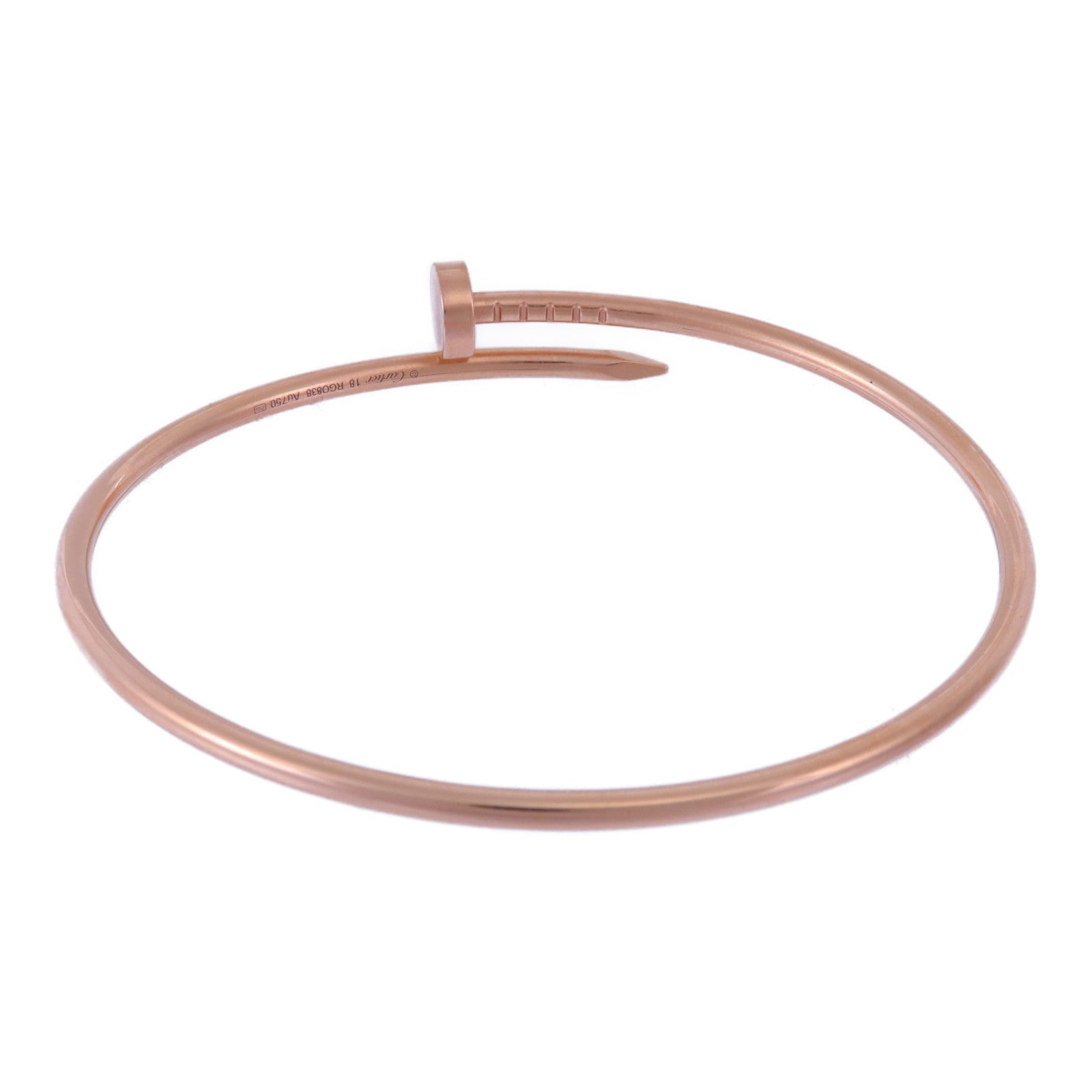 CARTIER 18K黃金Juste Un Clou bracelet手鐲Cartier#18