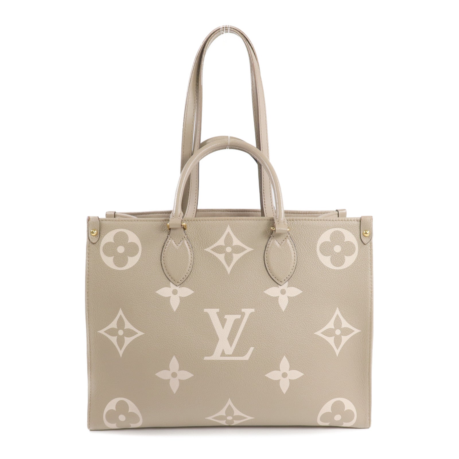 LOUIS VUITTON Monogram Empreinte OnTheGo MM金扣手挽肩背兩用袋