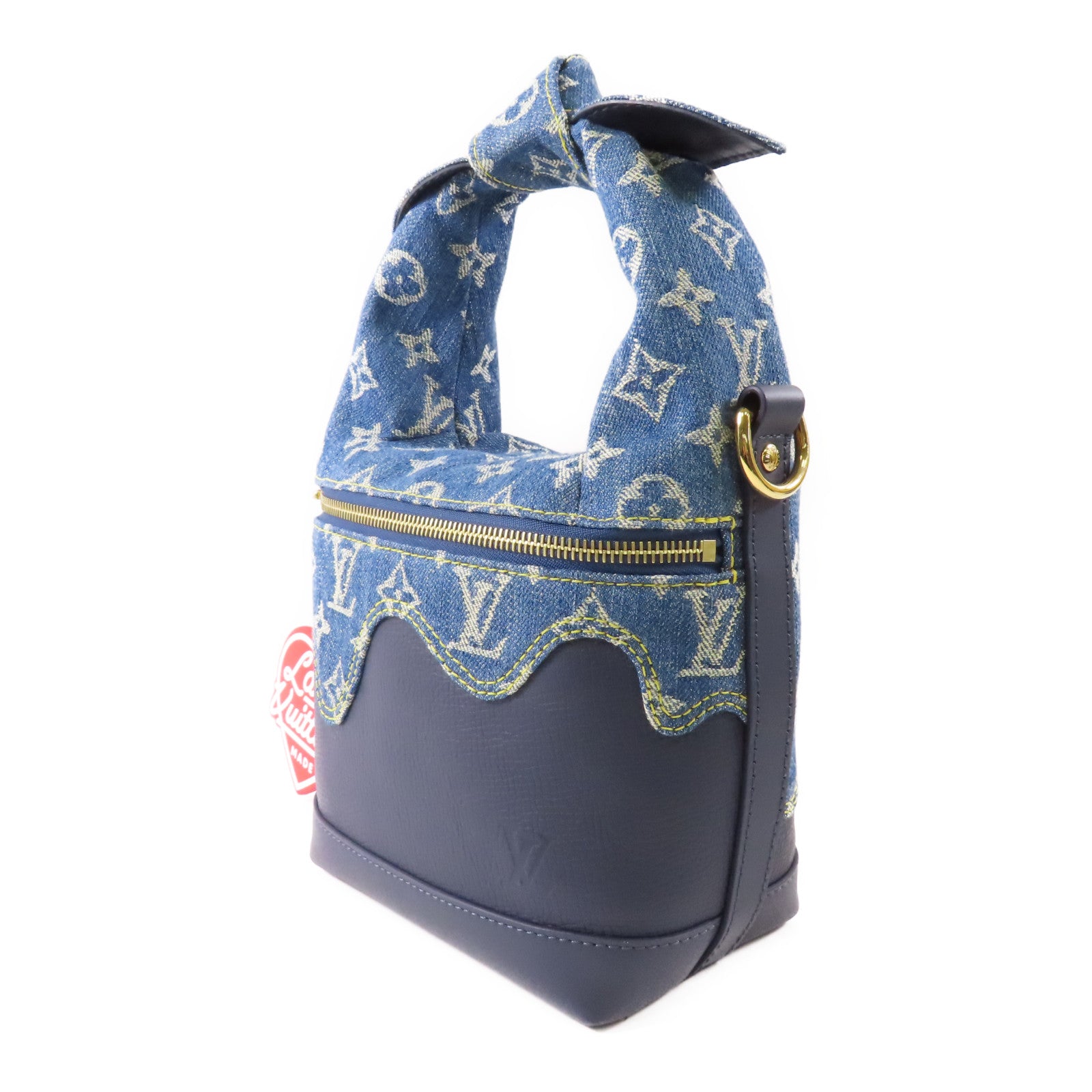 LOUIS VUITTON 【激減優惠】Taurillon/牛仔布Japanese Cruiser Bag金扣手挽肩背兩用袋