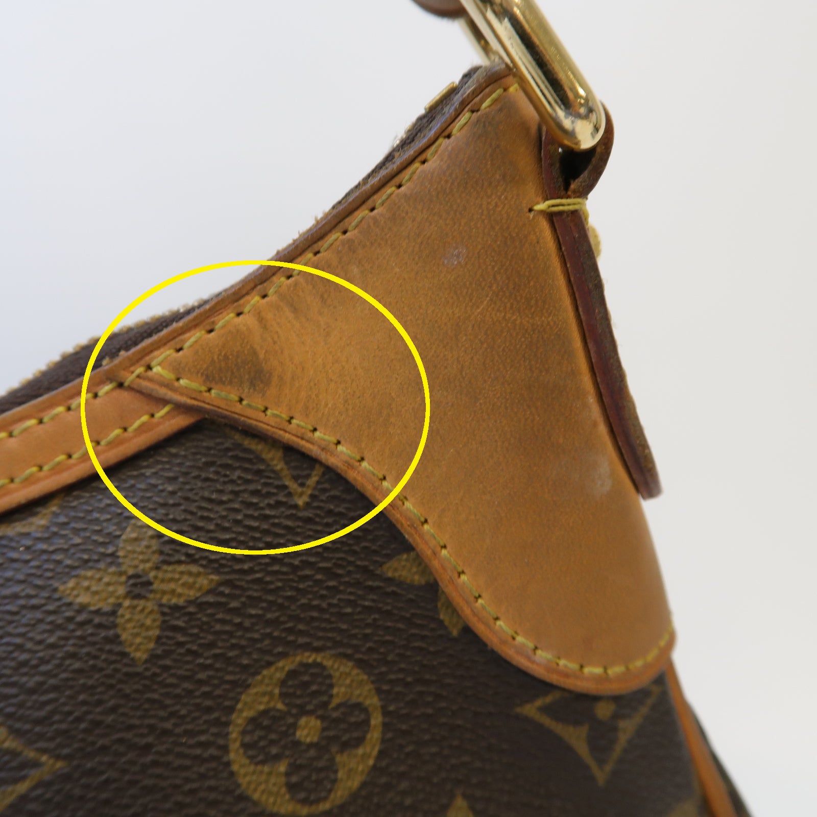 LOUIS VUITTON 【激減優惠】Monogram Thames GM金扣肩背袋啡色
