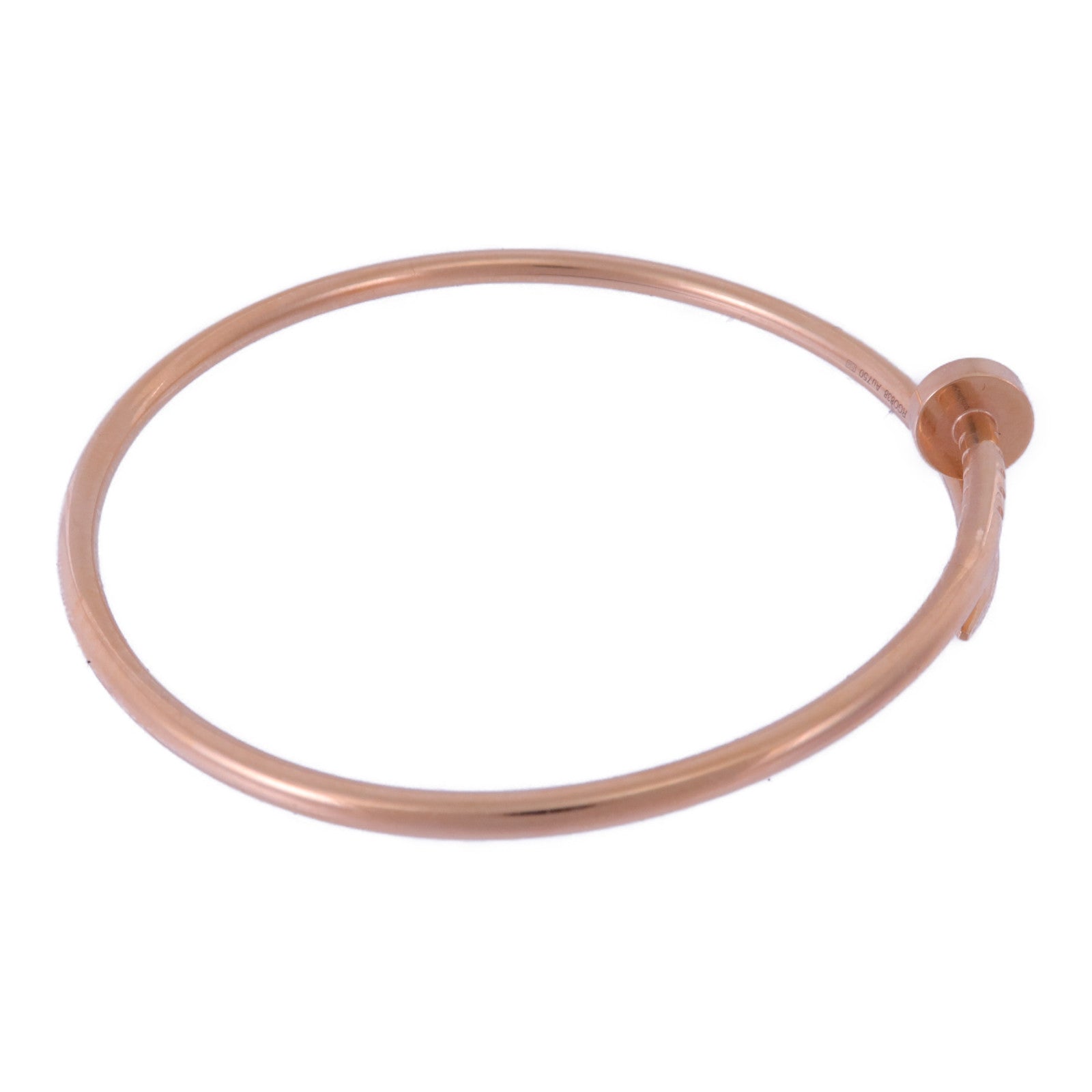 CARTIER 18K黃金Juste Un Clou bracelet手鐲Cartier#18