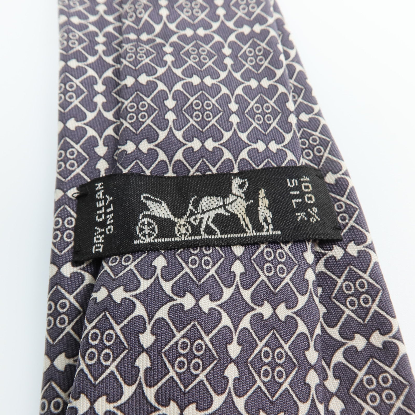 HERMES 絲質Tie領帶