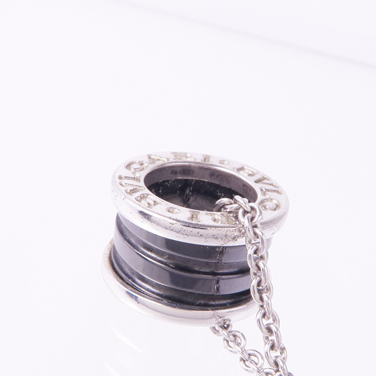 BVLGARI 925純銀/陶瓷Save The Children Necklace項鍊