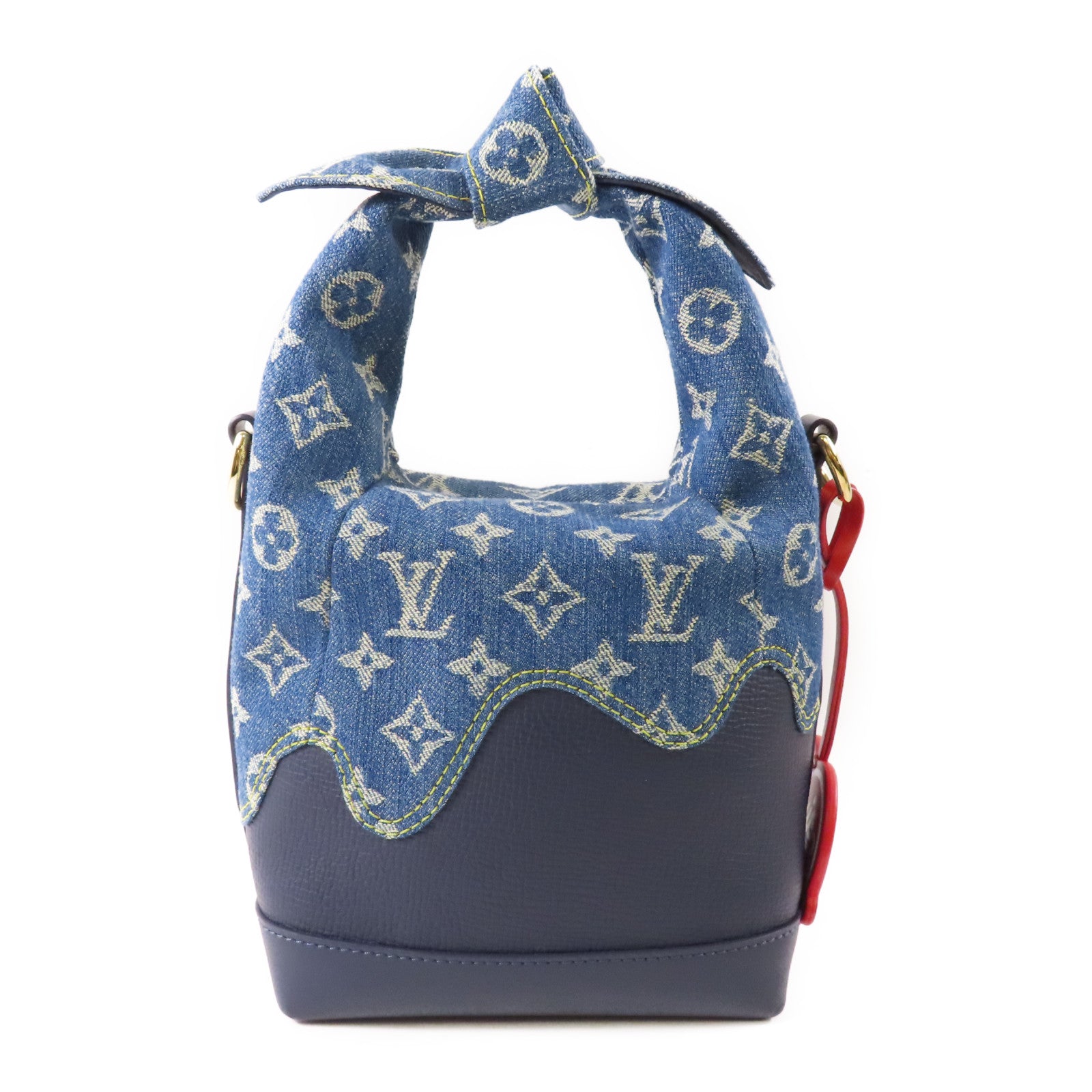LOUIS VUITTON 【激減優惠】Taurillon/牛仔布Japanese Cruiser Bag金扣手挽肩背兩用袋