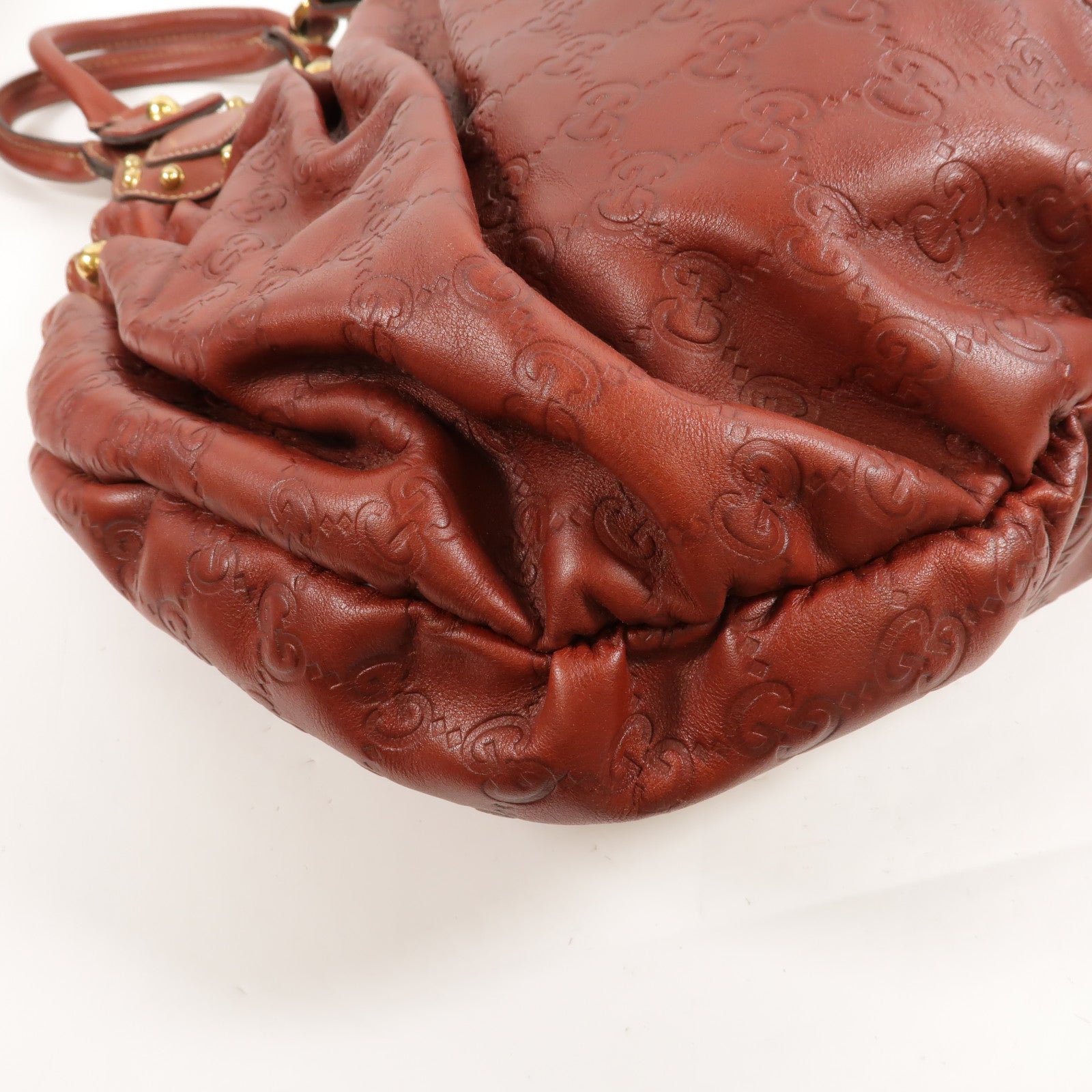 GUCCI 牛皮皮革Guccissima Handbag手挽袋