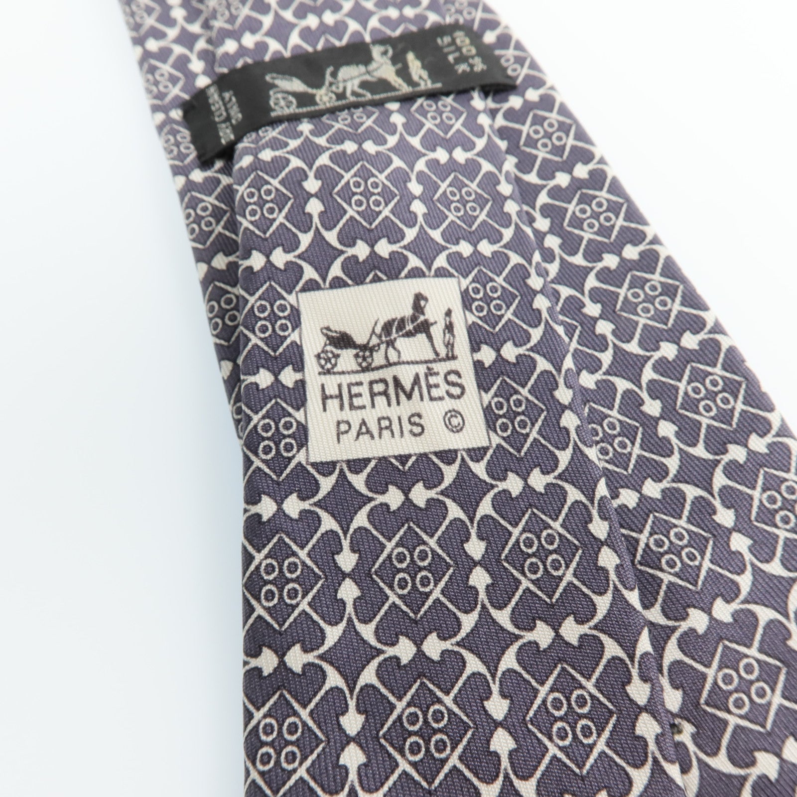 HERMES 絲質Tie領帶