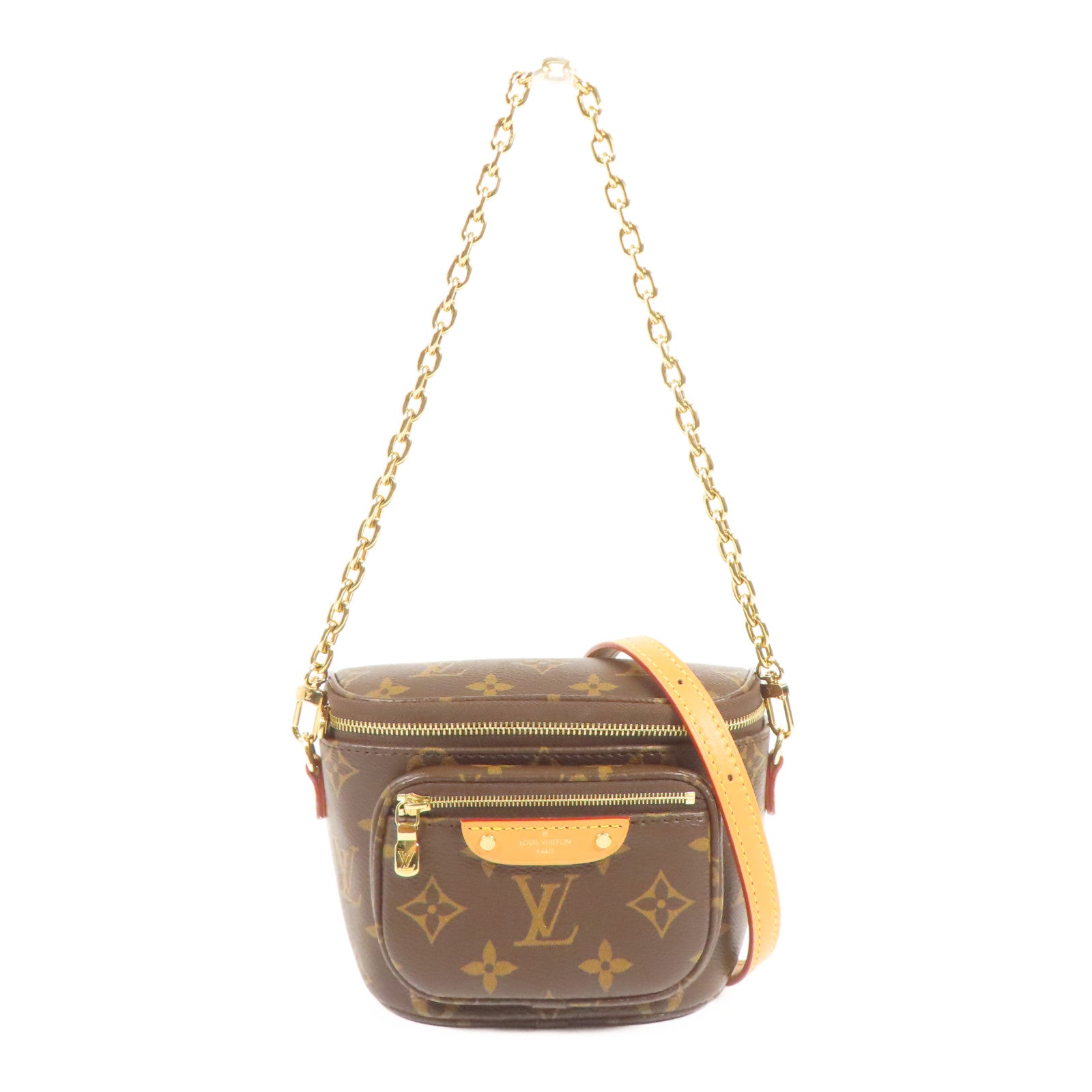 LOUIS VUITTON LV GHW Mini Bumbag Shoulder Bag M82335 Monogram Brown