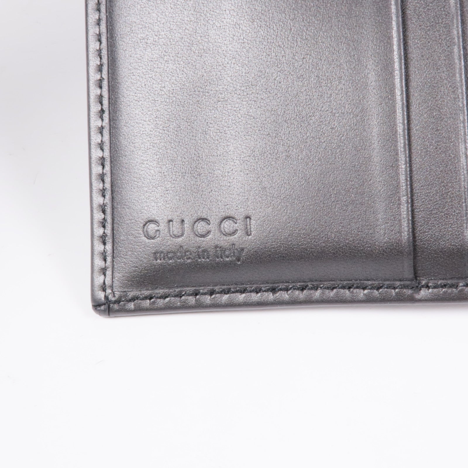 GUCCI GG Wallet Wallet Calfskin Leather Brown