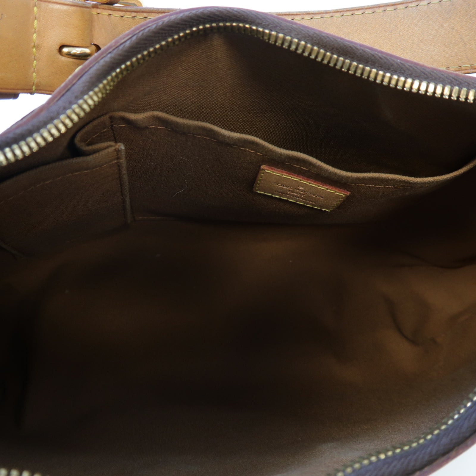 LOUIS VUITTON 【激減優惠】Monogram Thames GM金扣肩背袋啡色