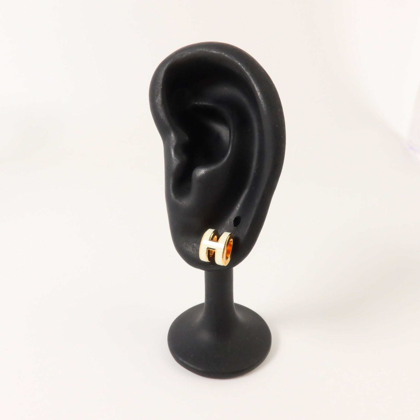 HERMES 金屬/琺瑯Mini Pop H Earrings耳環
