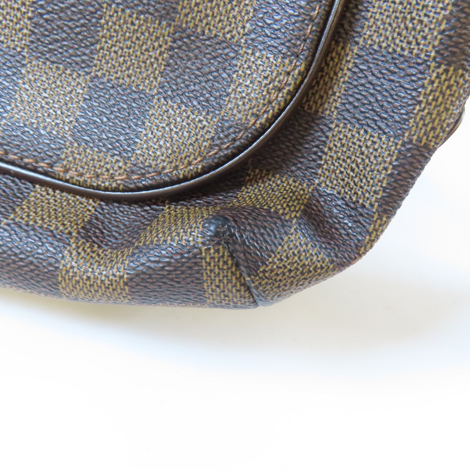 LOUIS VUITTON 【激減優惠】Damier Brooklyn GM金扣肩背袋啡色