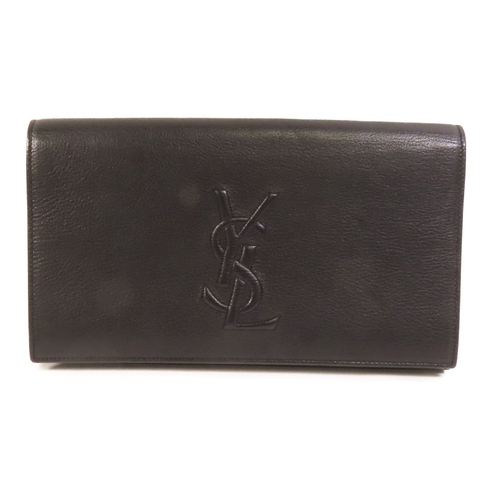 SAINT LAURENT 牛皮皮革Beldujour Clutch手拿包