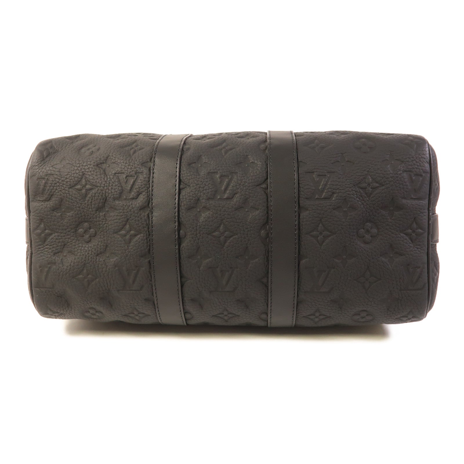 LOUIS VUITTON Monogram Taurillon Keepall Bandouliere35手挽肩背兩用袋