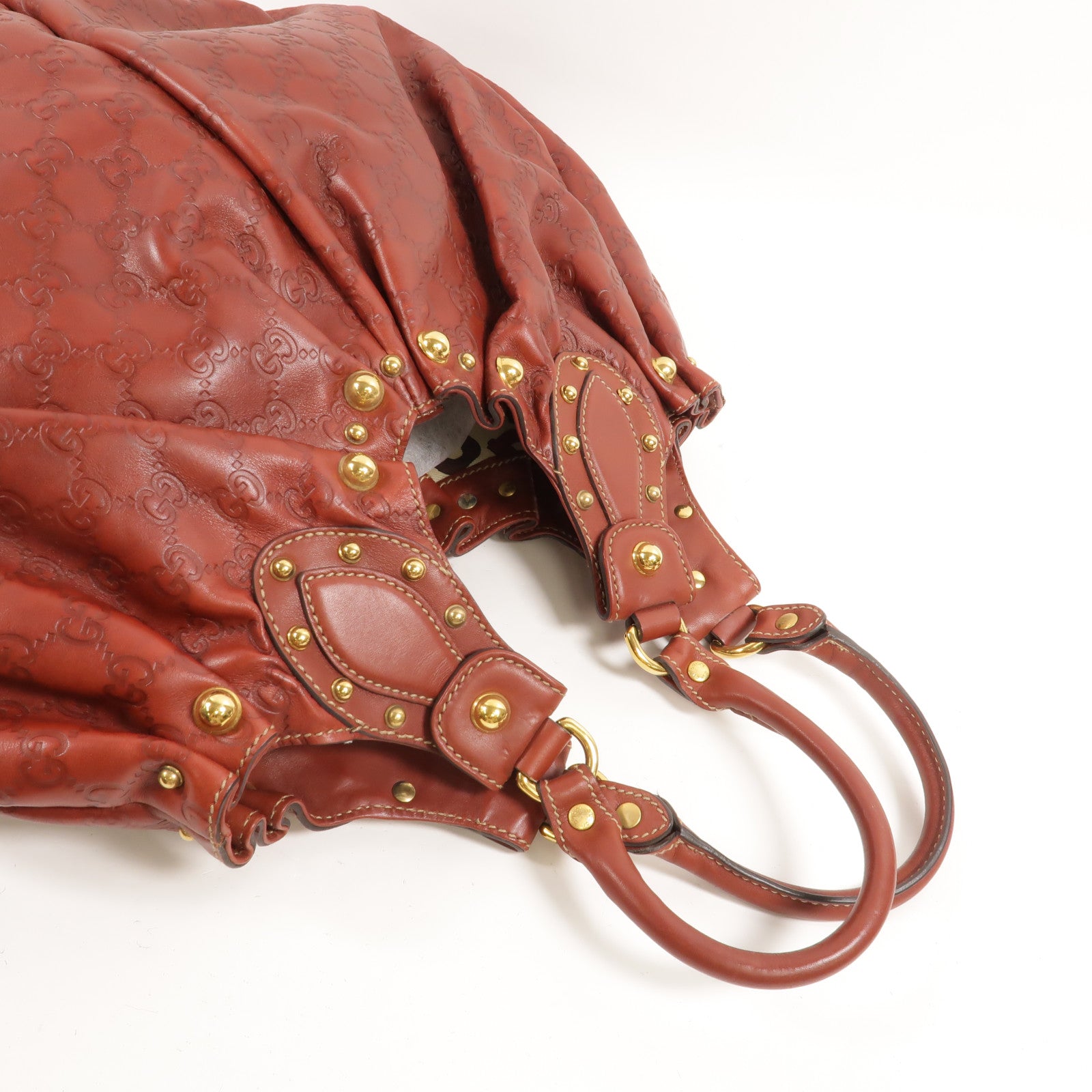 GUCCI 牛皮皮革Guccissima Handbag手挽袋