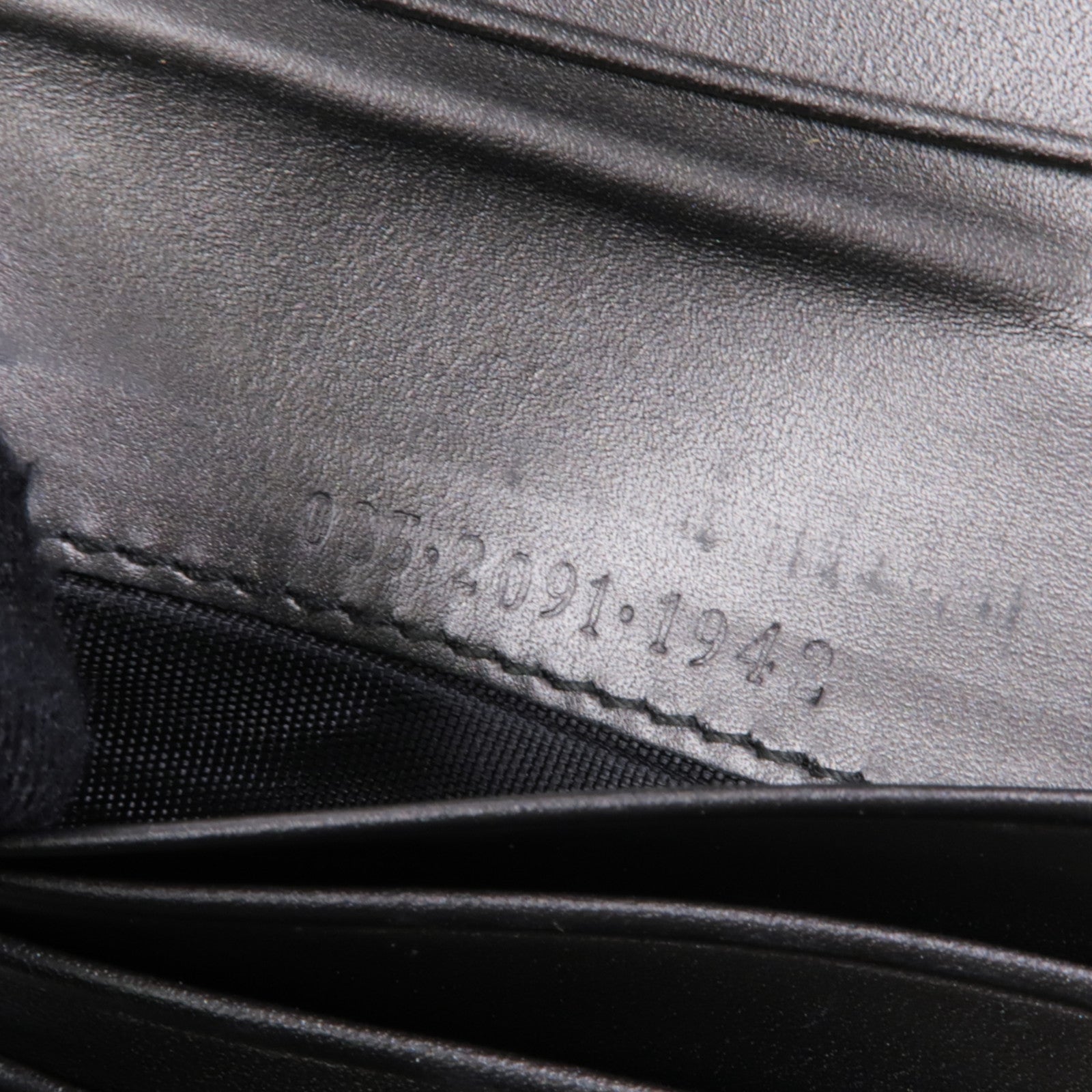 GUCCI GG Wallet Wallet Calfskin Leather Brown