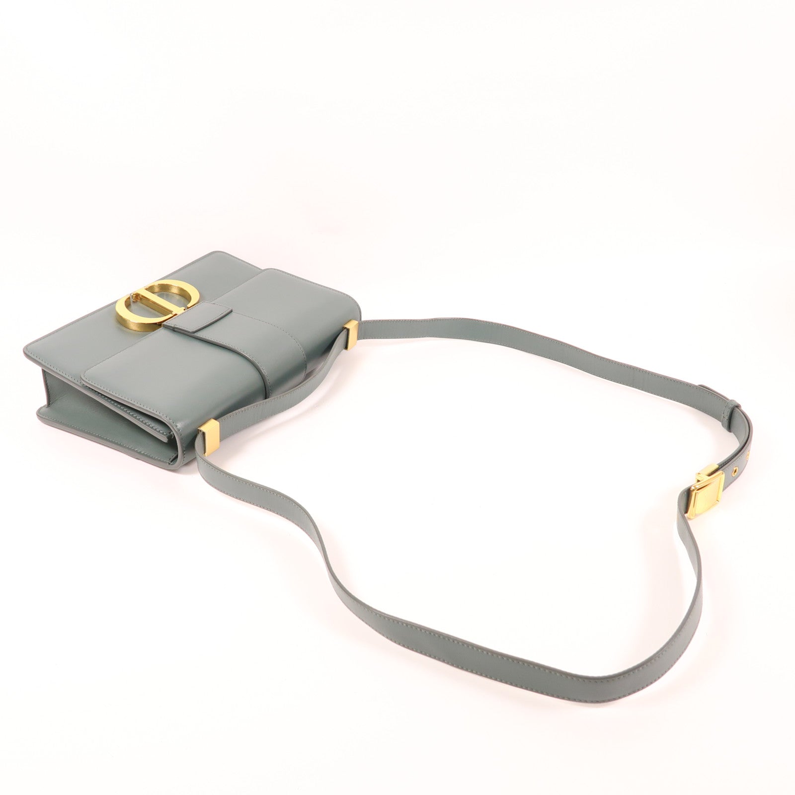 Dior 牛皮皮革30 Montaigne金扣肩背袋