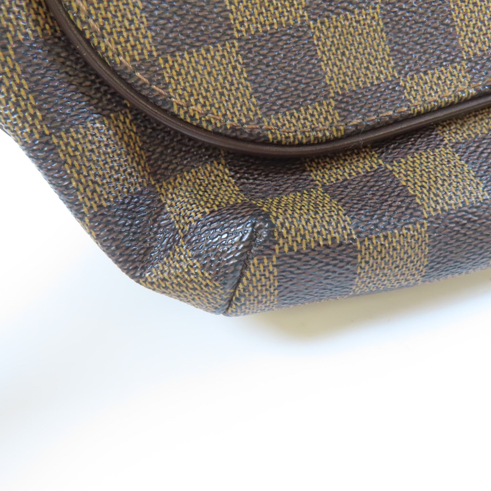 LOUIS VUITTON 【激減優惠】Damier Brooklyn GM金扣肩背袋啡色