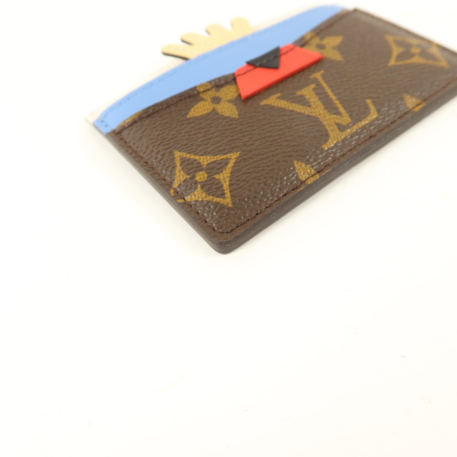 LOUIS VUITTON Monogram Tribal Mask Card Holder卡片套