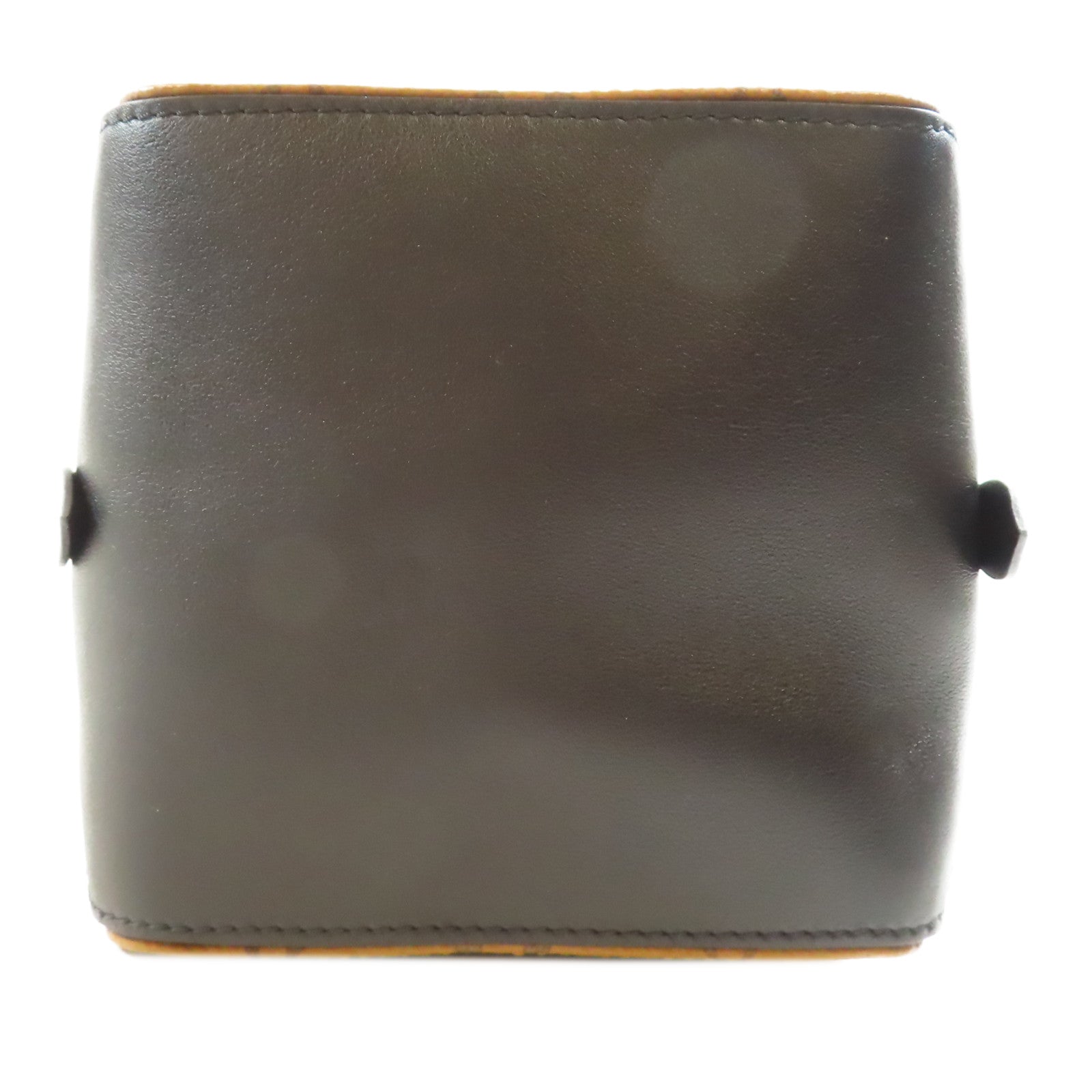 LOUIS VUITTON Monogram Reverse Square Bag金扣手挽肩背兩用袋棕色