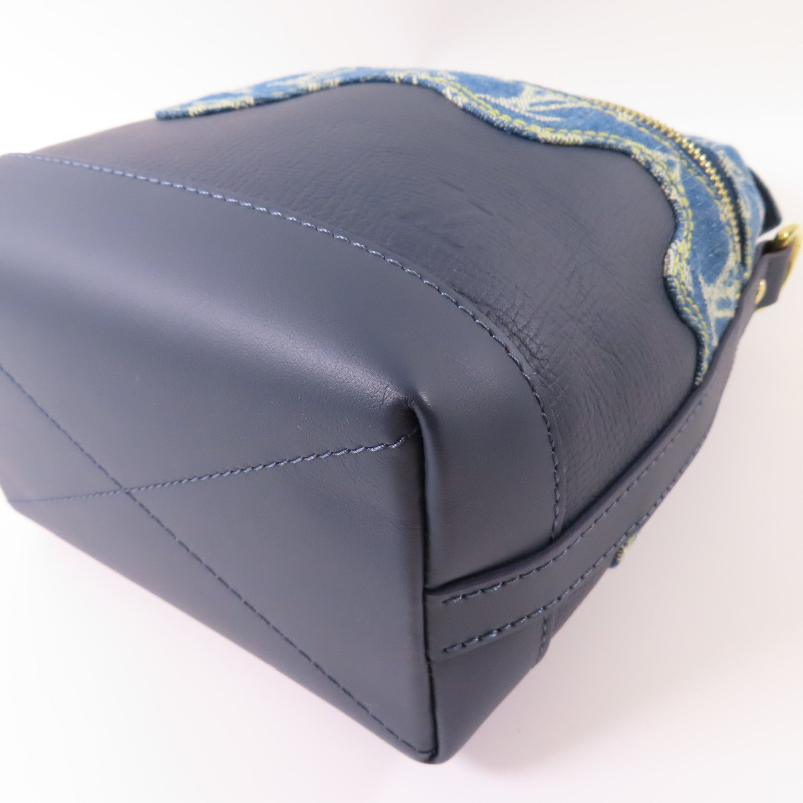 LOUIS VUITTON 【激減優惠】Taurillon/牛仔布Japanese Cruiser Bag金扣手挽肩背兩用袋