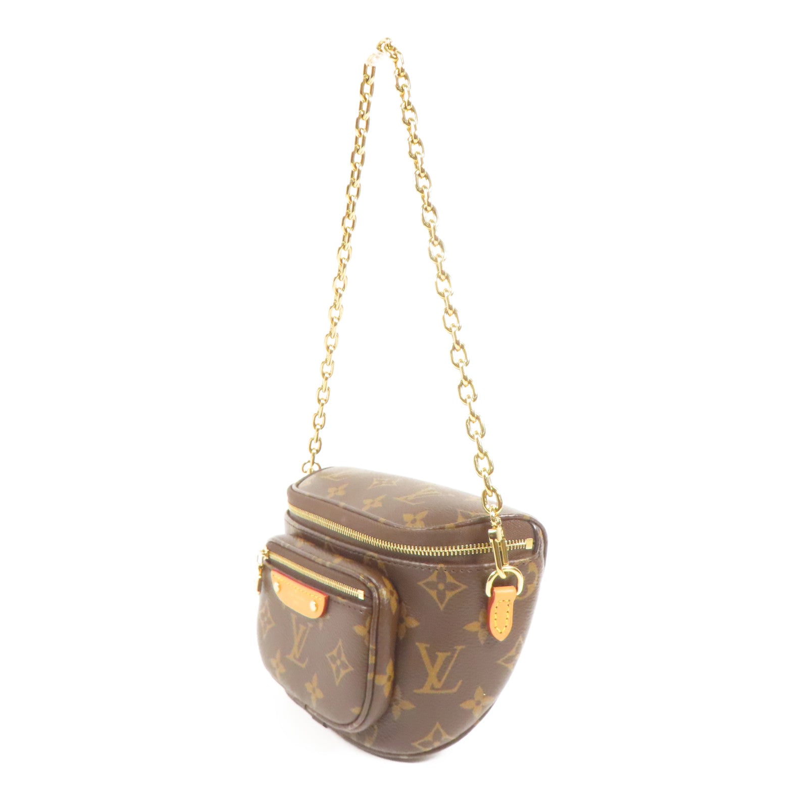 LOUIS VUITTON LV GHW Mini Bumbag Shoulder Bag M82335 Monogram Brown
