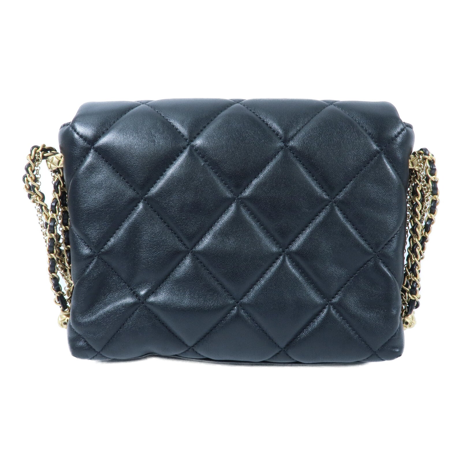 CHANEL 羊皮皮革Chain Shoulder鏈帶肩背袋