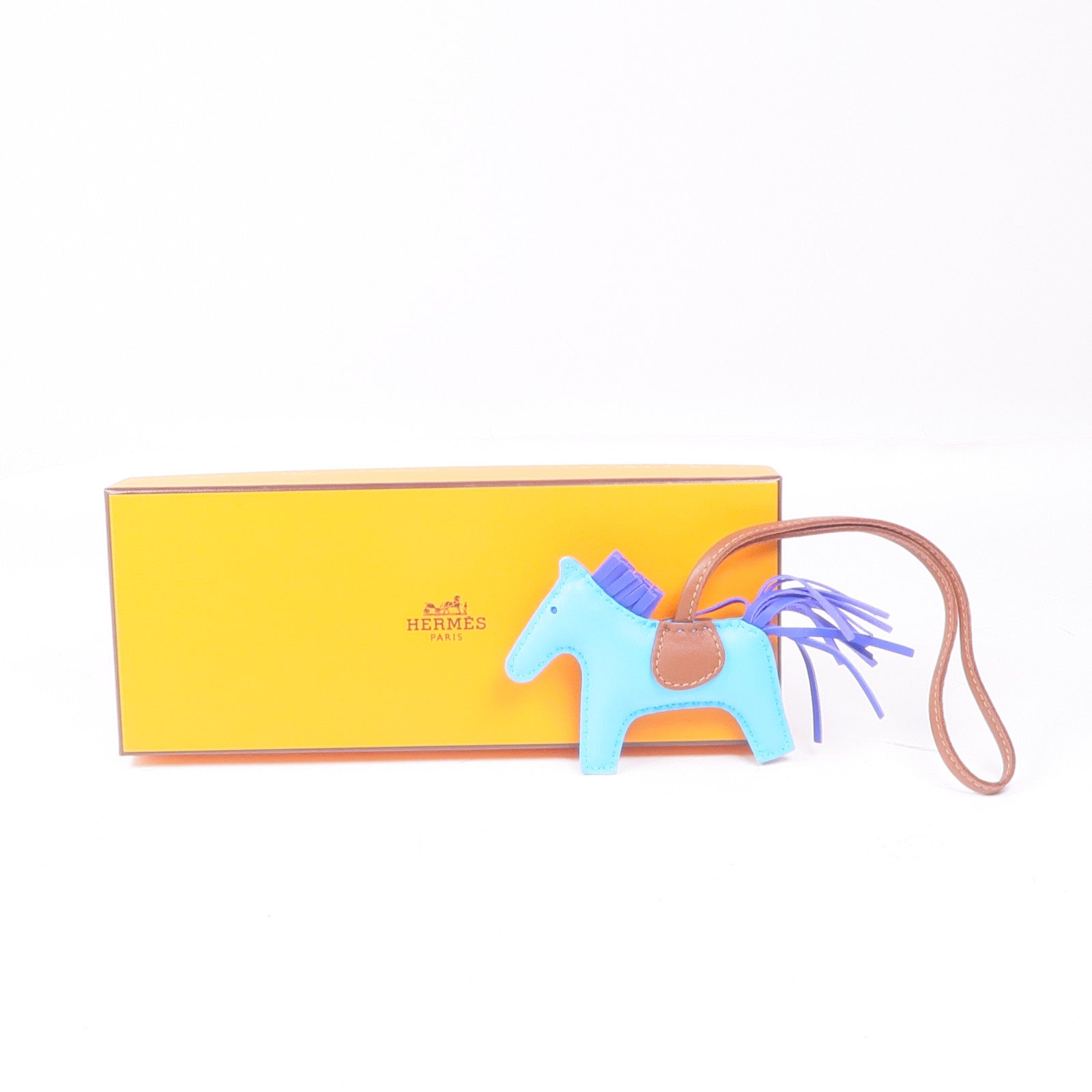 HERMES Milo皮革Rodeo PM掛飾