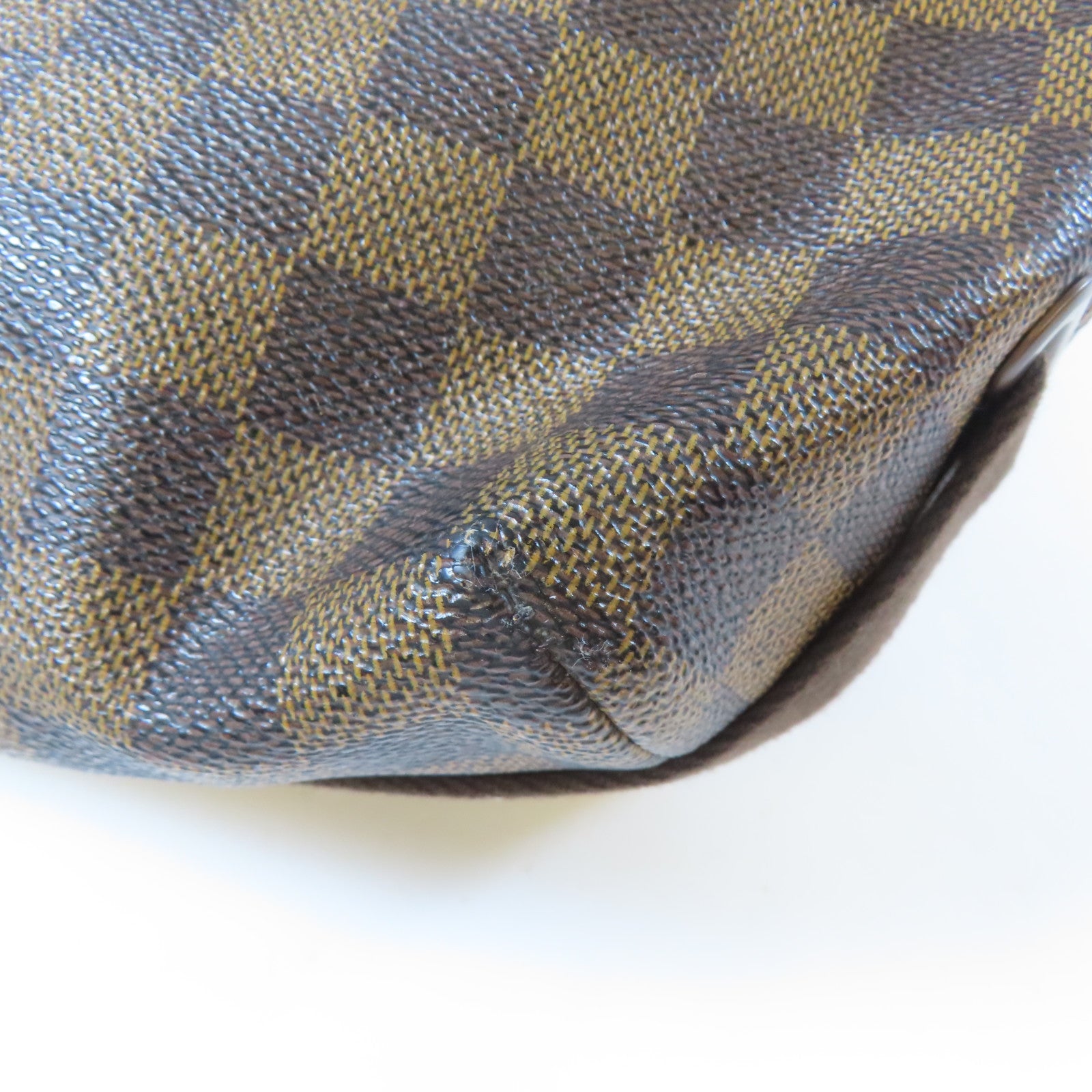 LOUIS VUITTON 【激減優惠】Damier Brooklyn GM金扣肩背袋啡色