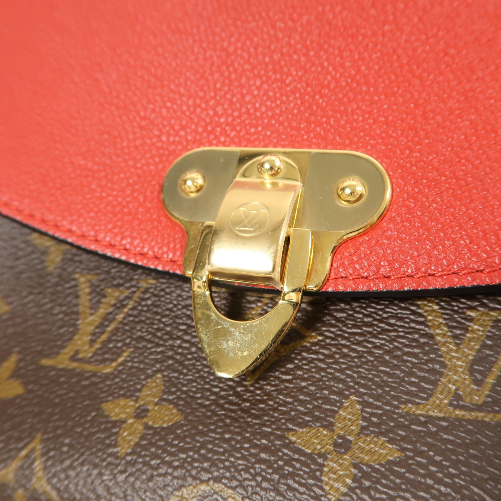 LOUIS VUITTON Monogram Saint Placide金扣肩背袋