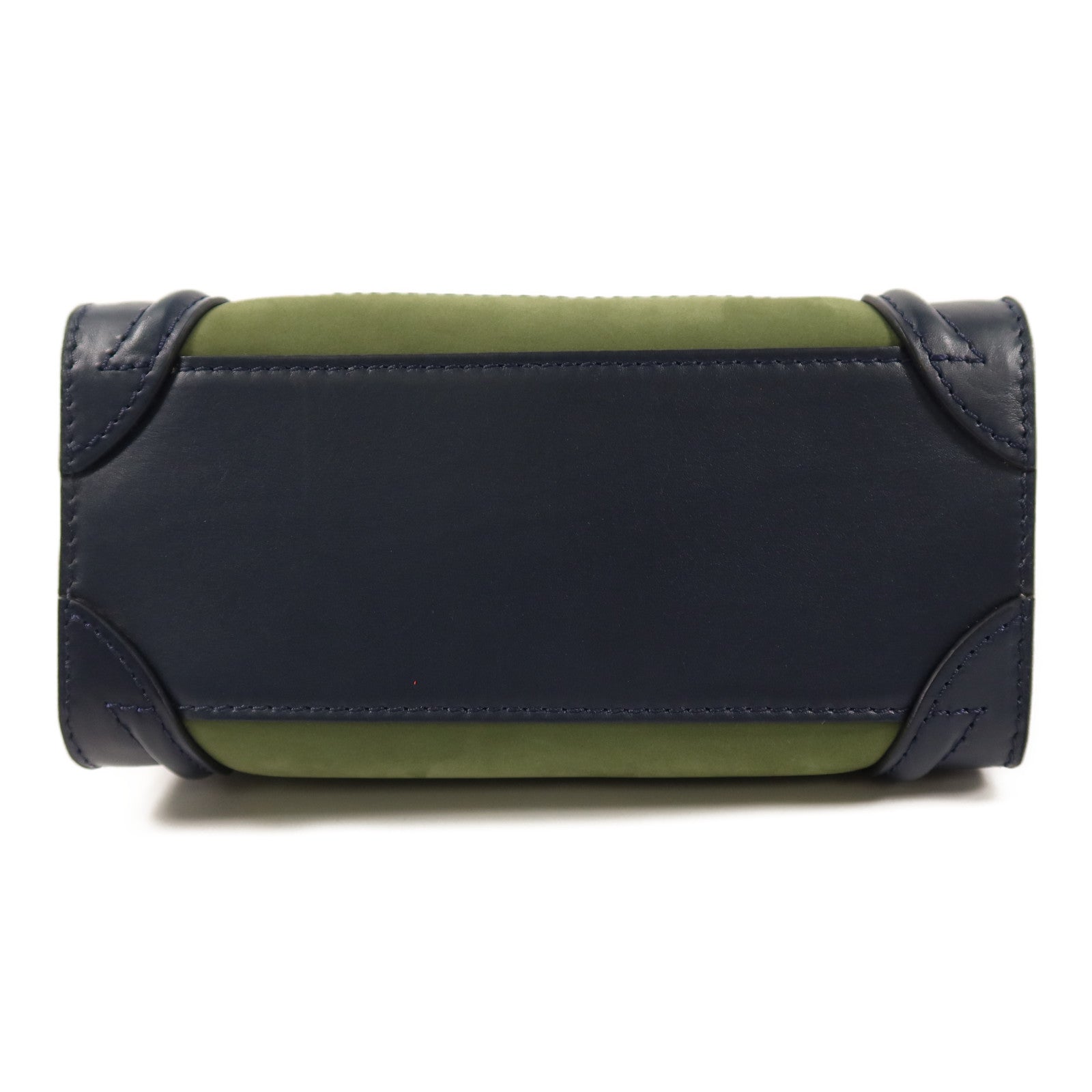 CELINE 麂皮/牛皮皮革Nano Luggage手挽肩背兩用袋