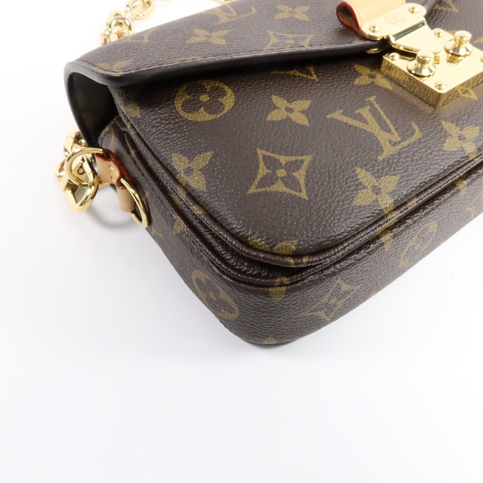 LOUIS VUITTON Monogram Pochette Metis East West手挽肩背兩用袋