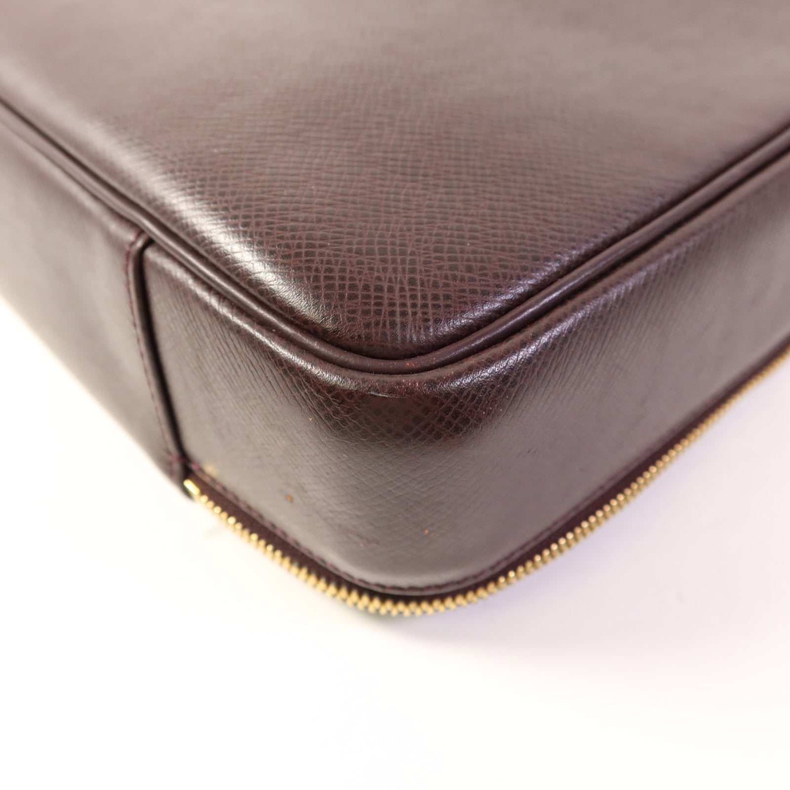 LOUIS VUITTON Taiga Porto Ordinatur Odessa金扣手挽肩背兩用袋