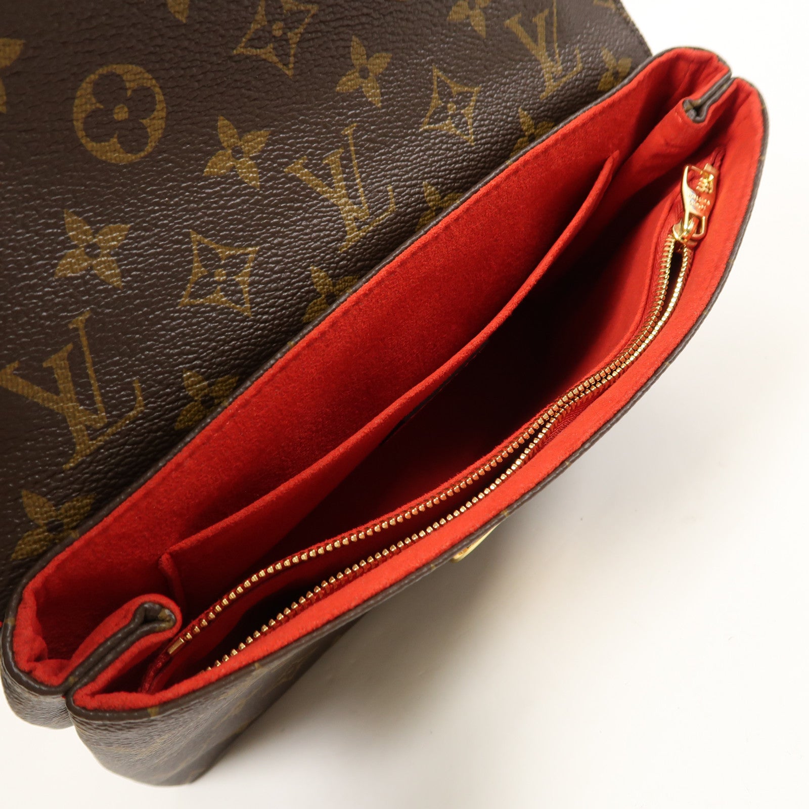LOUIS VUITTON Monogram Saint Placide金扣肩背袋