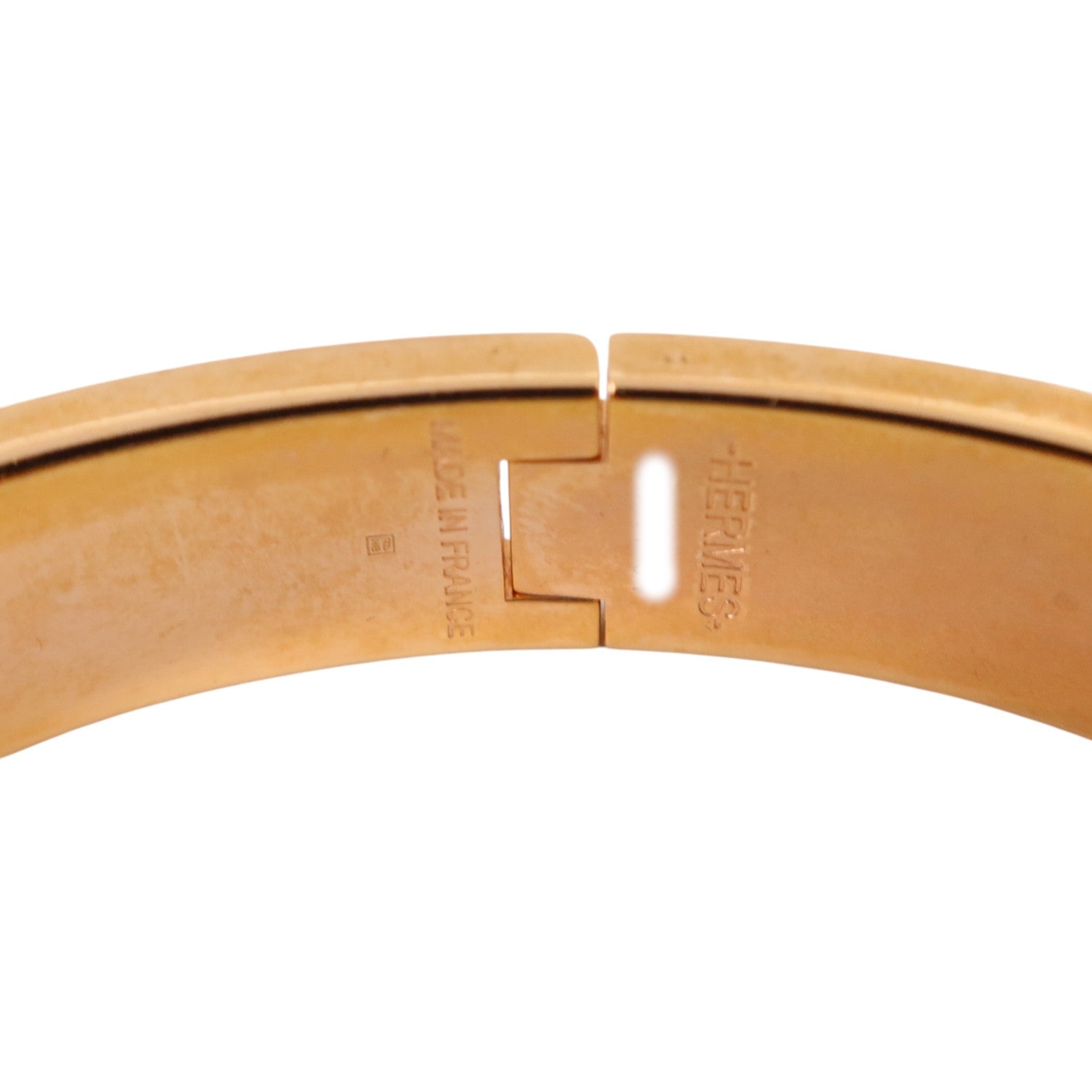 HERMES 金屬/琺瑯Clic H Bracelet金扣手鏈