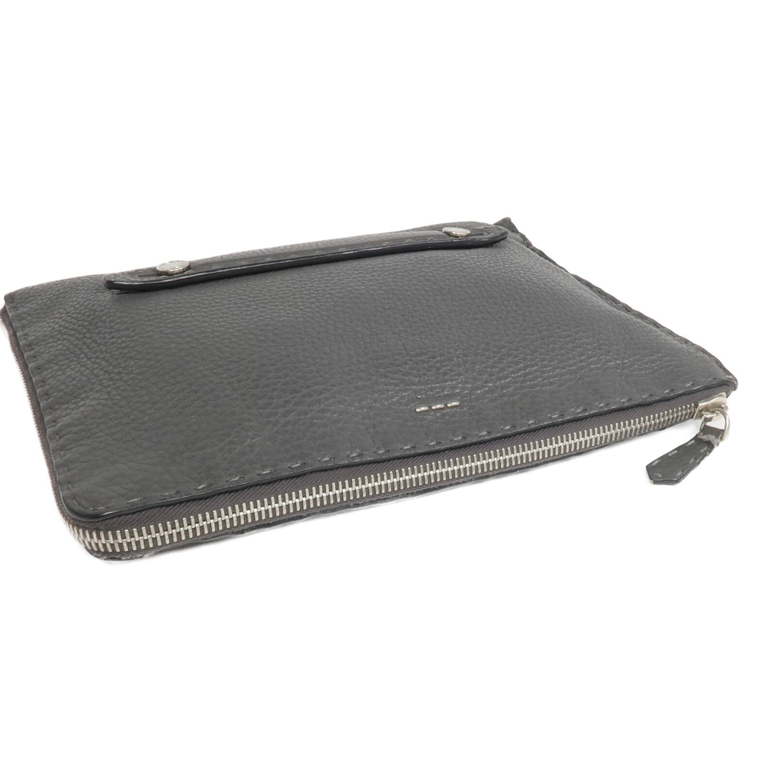 FENDI 牛皮皮革Selleria Clutch Bag手拿包