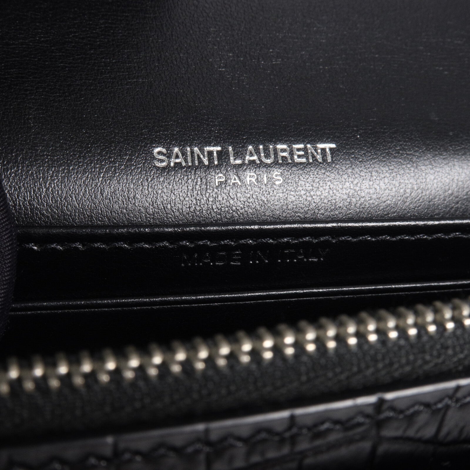 SAINT LAURENT 牛皮皮革Sunset Mini鏈帶肩背袋