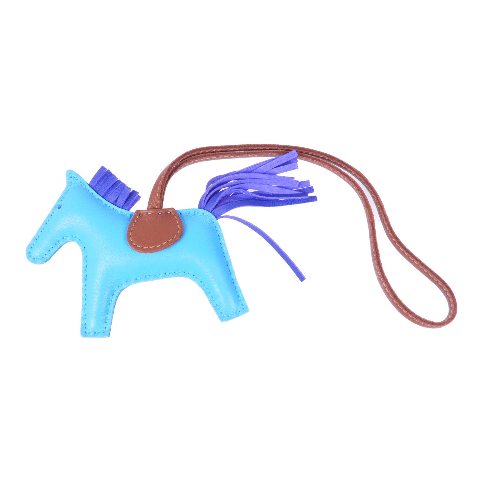 HERMES Milo皮革Rodeo PM掛飾
