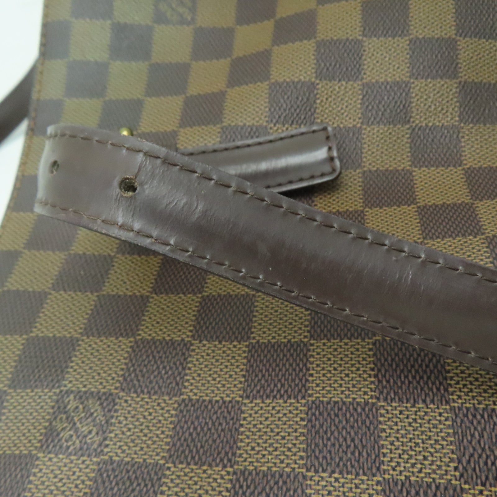 LOUIS VUITTON **【激減優惠】Damier Chelsea金扣肩背袋啡色